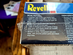 1996 REVELL Model CHEVY VAN with RACE CAR TRAILER Kit #7250