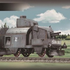 1/72 Polish Around Armored Train PP2 Brave “Smialy” Assembly Model Building Kit.
