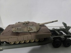 1-72 Ukraine Kraz 260 Tank Hauler With MIA2 Abrams Tank Built New Sweet