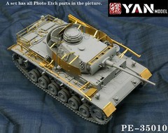 Yan Model PE35010 1/35 Pz.Kpfw.III Ausf.M Detail Up Set for Takom 8002