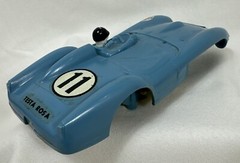 Strombecker Vintage Blue Ferrari 60’s Slot Car Body