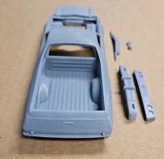 ABS-LIKE RESIN 3D PRINTED 1/25 1973 CHEVROLET EL CAMINO BODY AND RELATED PARTS