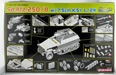 DRAGOM MODEL 6425 Sd.Kfz.250/8 w/7.5cm K.51 L/24 Premium Edition w/Photo-Etch