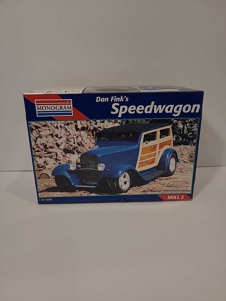Monogram Dan Fink’s Speedwagon Ford Woody 1:25 Plastic Model Kit 85-7606