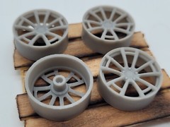 Mansory wheel CS.5, 19in for 1/24 and 1/25 (tires not included) ( set of 4)