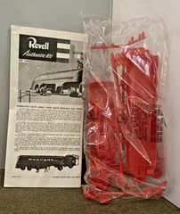 Revell 1:48 1956 Fruehauf Mobilgas White Gas Truck Sealed Model Kit #1420 A