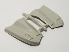 1951 Chevrolet Bel Air FRONT INNER FENDERS from AMT 1:25 Model Kit 51 Chevy