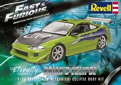 1/25 REVELL Mitsubishi Eclipse OEM 7-Piece Body Kit 3D PRINT-(US-SELLER)