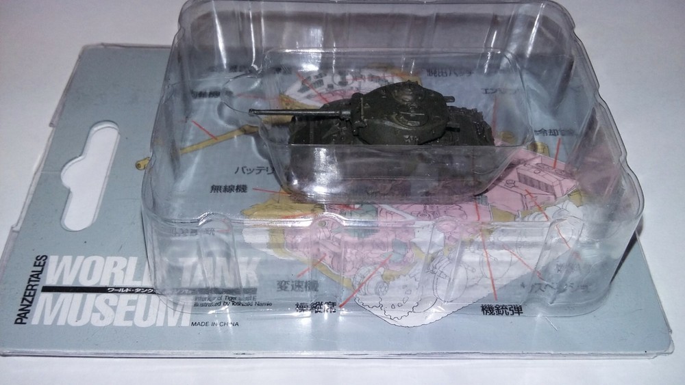 Takara 1/144 World Tank Museum 1. US M4 Sherman. In US Olive Drob. (#5)