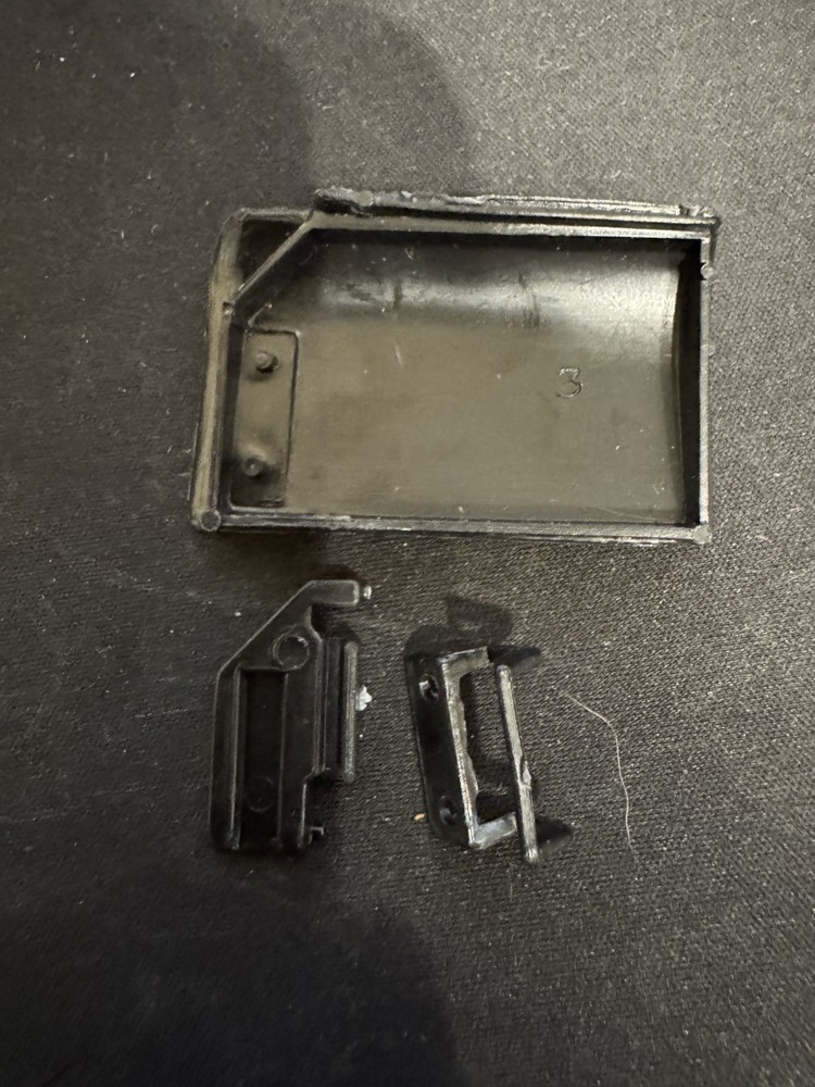 Revell 7383 57 Chevy Parts Kit Bash Step 49 Right Door, Hinge, Retainer #2 #1 #8