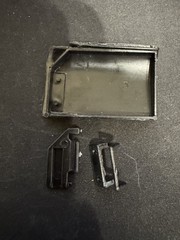 Revell 7383 57 Chevy Parts Kit Bash Step 49 Right Door, Hinge, Retainer #2 #1 #8