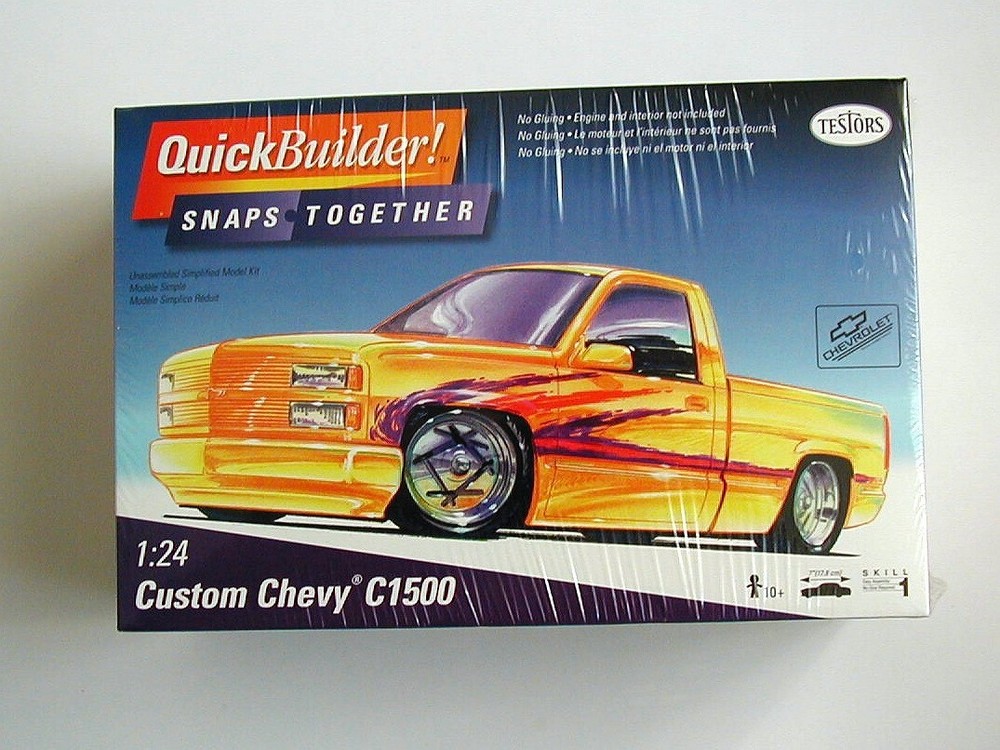 FACTORY SEALED Quick Builder! Custom Chevy C1500 #5207 by Testors