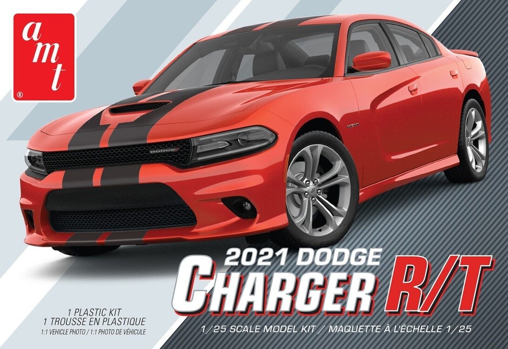AMT 1/25 2021 Dodge Charger RT AMT 1323 new model kit
