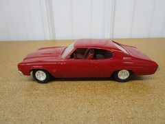 1971 Chevrolet Chevelle SS 1/25 dealer promo car red model Chevy RZ