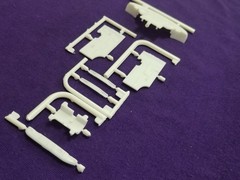 2021 Dodge Charger Hellcat UNDERBODY SHIELDS / PANELS from 1:25 AMT Model Kit