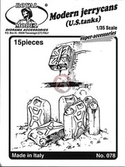 Royal Model 1/35 Modern Jerrycans for US Tanks [Resin AFV Diorama Accessory] 078