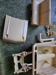 AMT 1957 CHEVY BELAIR 1/25 Model Body & Suspension Parts 6563 STK E57A