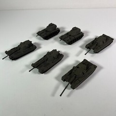 Vintage Roco Mini Chieftain & M60 DBGM Made In Austria Toy Mini Tank Lot of (6x)