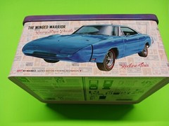 Empty USPS COLLECTOR TIN Model Car Not Included 1969 Dodge Daytona 1/25 AMT E2