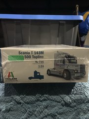 Italeri 1:24 Scania T 143M 500 Topline Truck Model Kit Unassembled MPN 736