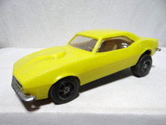 Processed Plastics 1967 Hot Rod Yellow Camaro