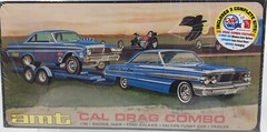 AMT Cal Drag Combo 3 Kits In 1, 1/25 Scale