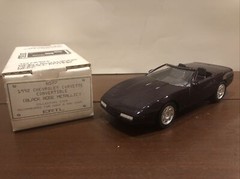 1992 Chevrolet Corvette Convertible Dealer Promo Car BLACK ROSE 1:25 AMT / ERTL