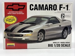 Vintage, Lindberg, Chevy, Camaro, F-1, Model Kit, 1996, Chevrolet, CH1103.