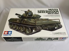 Tamiya 1/16 Big Tank No.13 US Army M551 Sheridan Display Model 36213