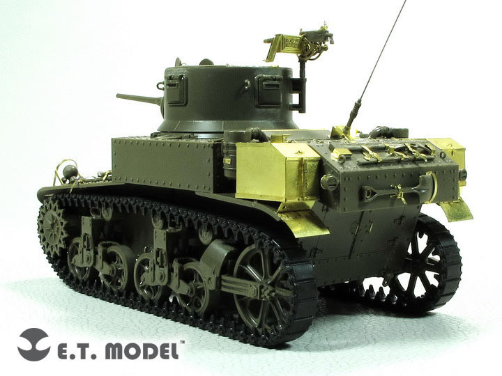 ET Model E35280 1/35 US M3 Stuart Light Tank Late Detail Up Set for Tamiya 35360