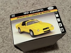 Testors 1980 Chevrolet Camaro Model Kit 1/24th scale Drag Race Slot Car Body