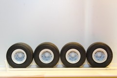 W-53 1/25 scale resin model car dirt track tires ,