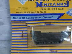 Roco Minitanks (NEW) 1/87 Z-159 WWII US Weasel Amphibious Armore Craft Lot#6238K
