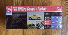 AMT 1/25 Scale Kit 40 WILLYS COUPE / PICKUP #31221 (sealed)