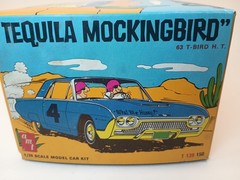 AMT Tequila Mockingbird 63 T-Bird Model Kit 1:25 Open Box Complete