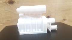 Supercharger Blower V8 Rc Car model engine 3D printed 1:6 scale