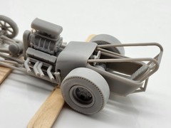 1960s Small Old School Dragster With Small Block Superch V8 1/25 Scale Mode Kit