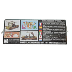 LINDBERG SNAP IT 1:25 SCALE ” THE FLINTSTONES FLINTMOBILE ” PLASTIC KIT HL604/12