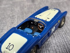 Vintage Tameo Ferrari 340 1952 Cabriolet Mexico Blue 1/43 Built Model