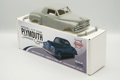 1:25 Plymouth Business Coupe 1949 Resin Model Kit With Clear Parts Included