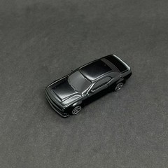 1/64 Diecast Car Model Diorama Dodge Challenger SRT Demon 170 Black Muscle Alloy