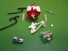 VINTAGE 1960 CHEV CORVETEE MODEL KIT UNKNOWN BRAND *PARTS ONLY*