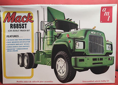 Semi Battery Boxes Mack R685ST 1:25 Scale Model Truck Part AMT