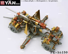 1/35 German 88mm Flak 36/37 Full PE Set w/Barrel&3D Resin for Dragon 6923/6260