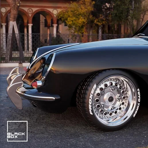 1:25-1:24 Scale Resin “Speedster” Rim and tire set
