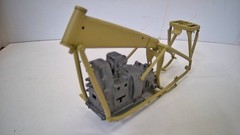 Esci BMW R/75 w/ Sidecar 1/9th Scale #7001 – PARTIALLY BUILT – SEE INFO BELOW