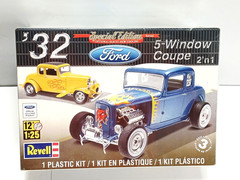 2011 Revell 1932 5 Window Coupe Model Kit – 1:25 scale- #3 skill – NEW sealed
