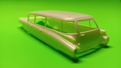 AMT 1959 Cadillac Ambulance 1/25 Ecto 1 Ghostbusters Hearse Body Frame Chassis