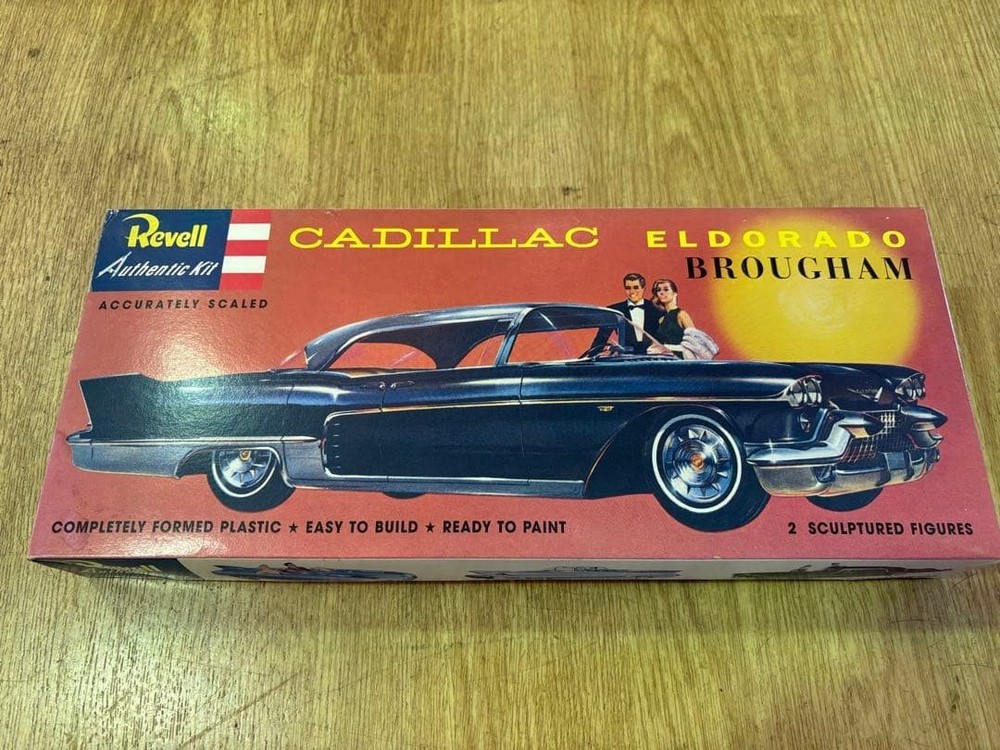 Revell 1/25 Cadillac Eldorado Brougham Classic Luxury Car Rare Unbuilt Kit