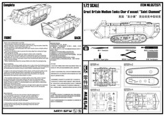 72372 1/72 Great France Medium Tanks Char d’assaut “Saint-Chamond”